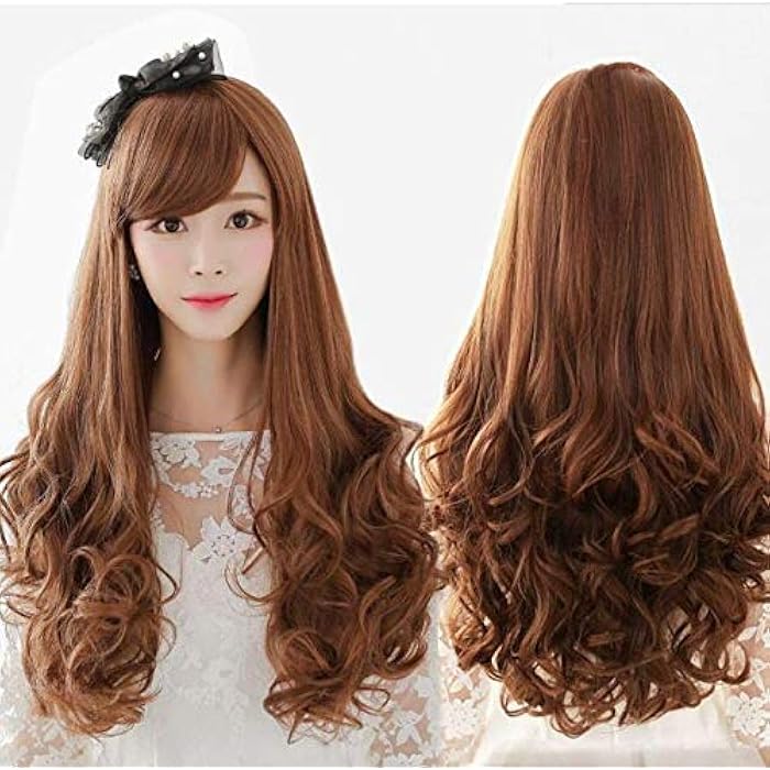 DILLARDS Sweet And Lovely Long Curly Thick Hair Wig Japanese And Korean For Girls And Women-H009 - Image 3